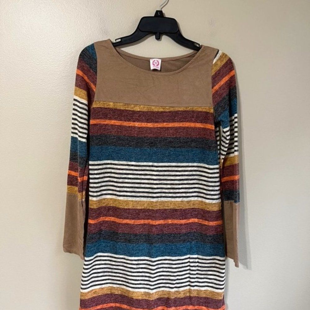Wanna‎ B striped dress Small
